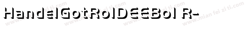 HandelGotRo1DEEBol R字体转换